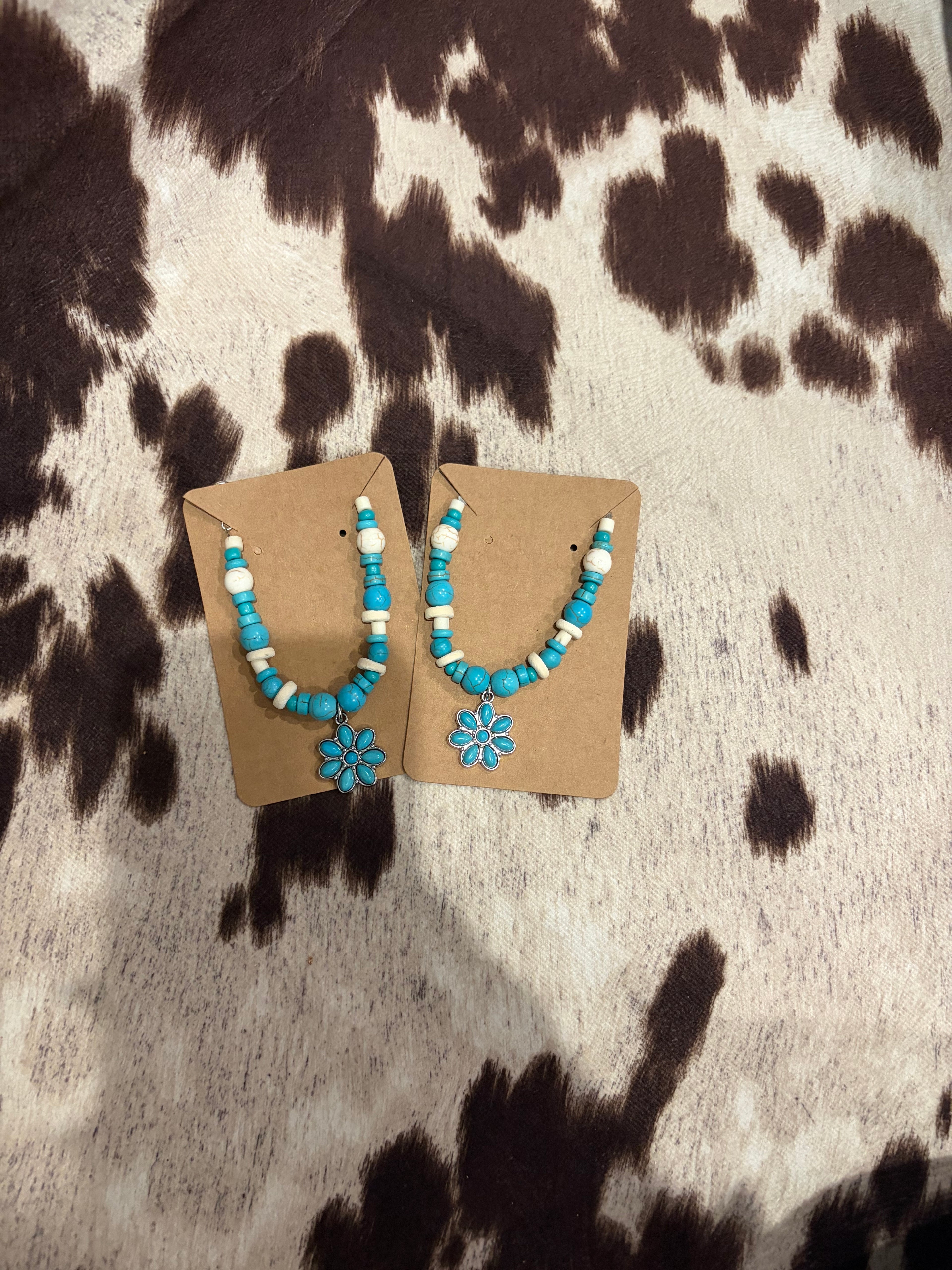 Turquoise Hey Dude charms