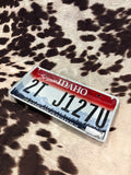 ID license plate tray