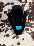 Rectangular turquoise