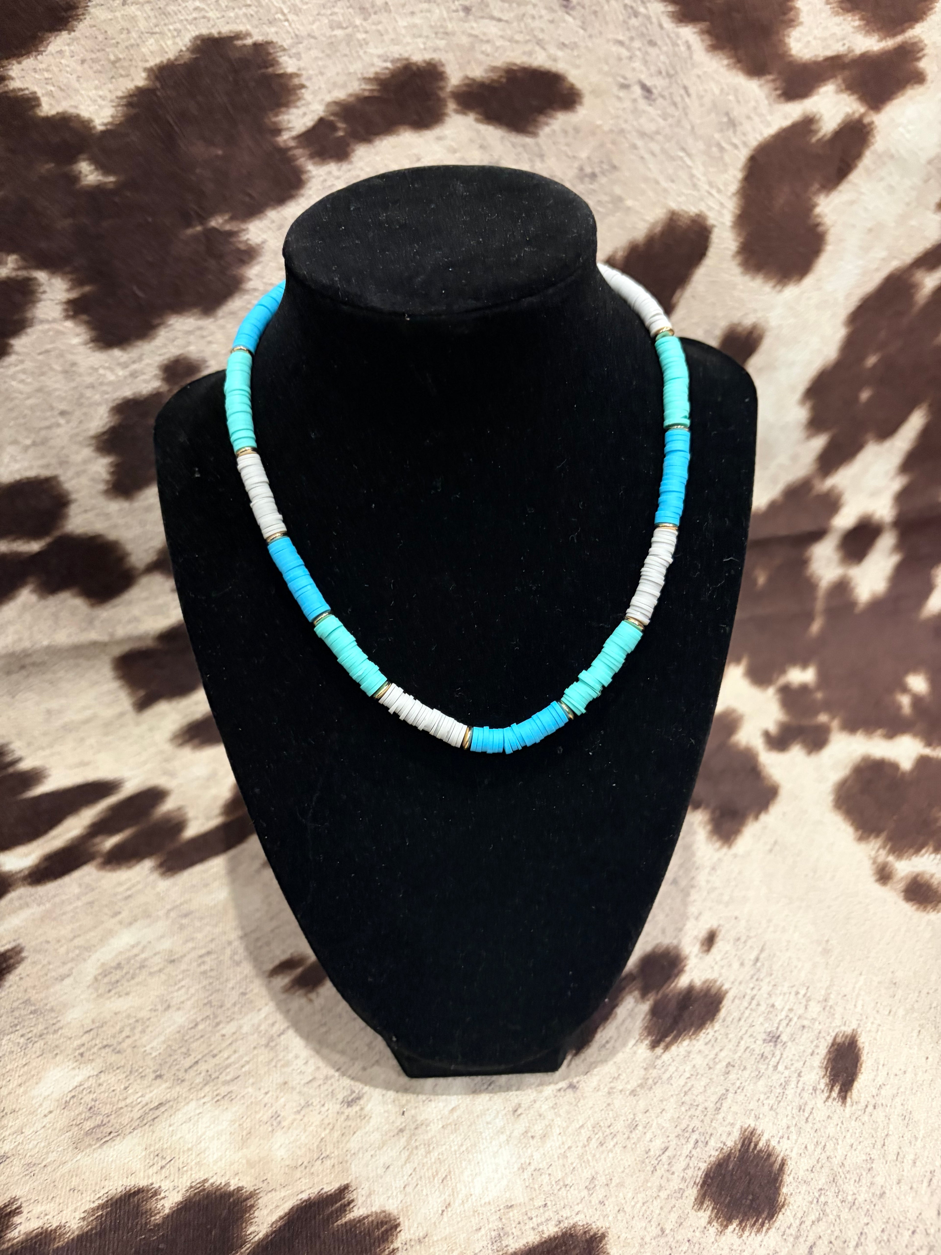 Sky clay beads