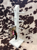 Pink n black car hanger