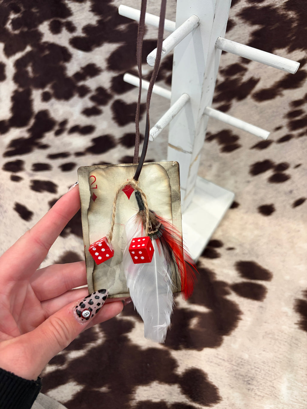 Red car hanger