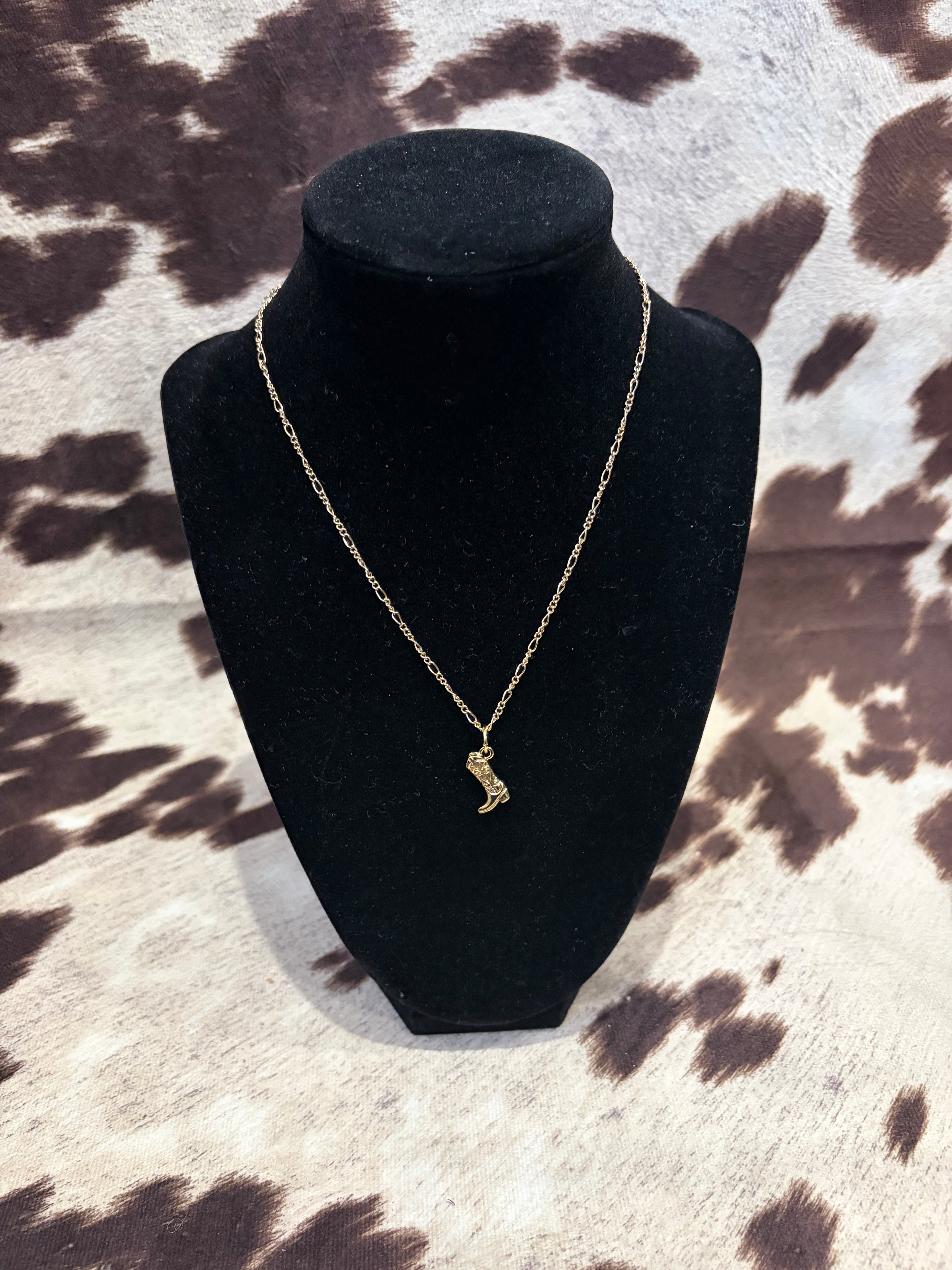 Gold boot