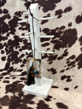 Black n turquoise car hanger