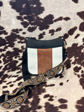 Black n tan purse